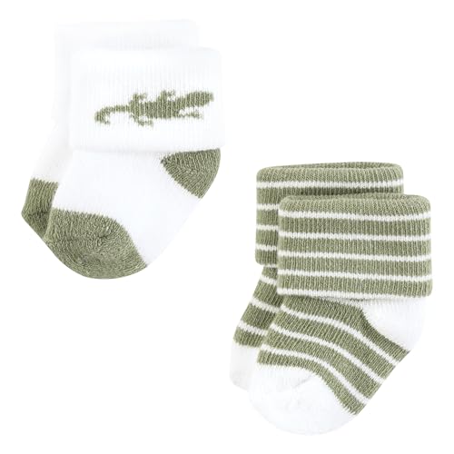 Image of Hudson Baby Baby 8-pack Cotton Rich Newborn and Terry Socks