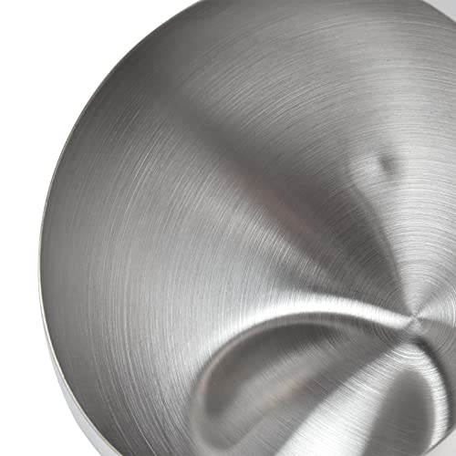 Sojasaucenschale, Edelstahl-Gewürzschale, rund, schräger Gewürztopf, runde Gewürzschalen, Sushi-Tauchschüssel, Vorspeisenteller, würziger Saucentopf für Restaurant-Buffet (L (25 x 13 x 3,8 cm))