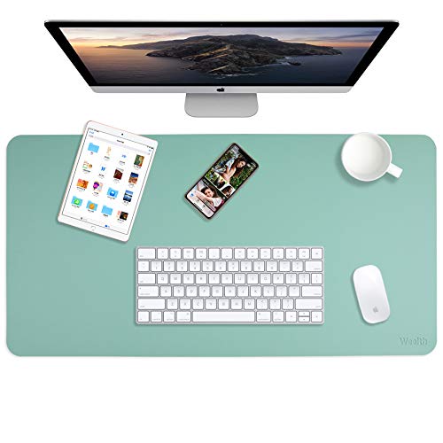 Weelth Alfombrilla de Escritorio, Alfombrilla de Cuero de PU, Alfombrilla de Escritorio de Doble Cara Duradera e Impermeable 800*400mm Cover