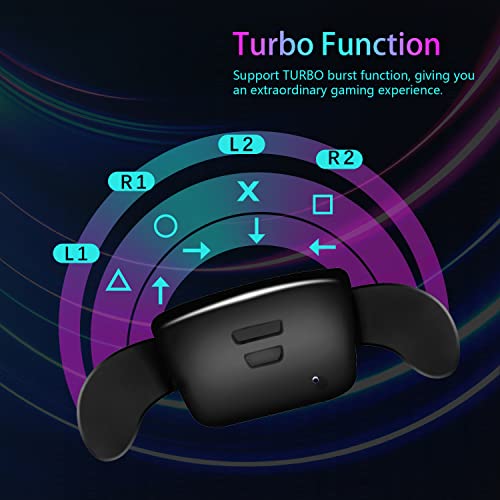 PS5 Controller Back Button Attachment with Turbo Function，Back Paddles