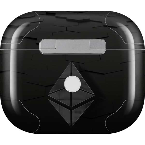 Skinit Decal Audio Skin Compatible with Apple AirPods (3rd Gen, 2021) - Skinit Originally Designed Ethereum Textured Logo Design