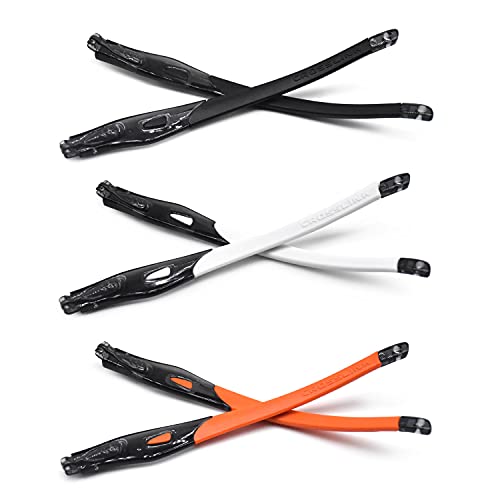 Goma de repuesto Oakley Crosslink contra caídas para marco negro transparente
