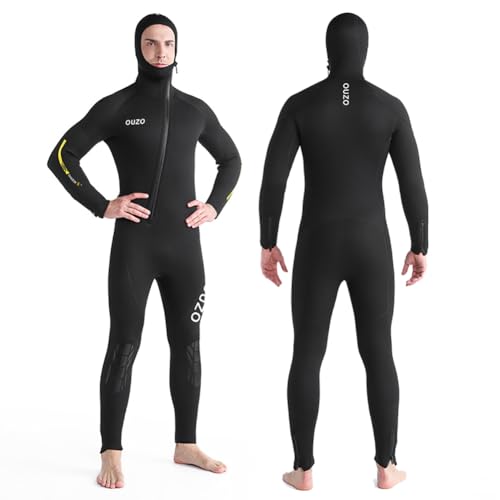 Combinaison de plongée en néoprène premium 5mm avec zip frontal ergonomique
