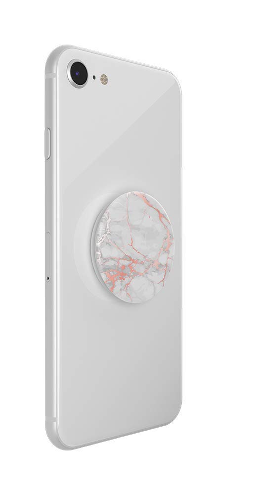 Popsockets PopGrip, 801649 Uchwyt do Telefonu, Uniwersalny, Rose Gold Lutz Marble