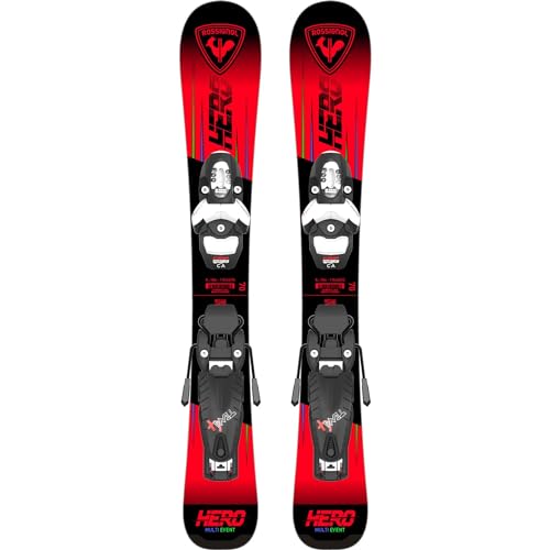 Livello: Intermedio Rossignol - Pacchetto sci Hero Kid Pre Drilled + fissaggi Team 4 Gw Rosso Ragazzo - Taglia 92 - Rosso