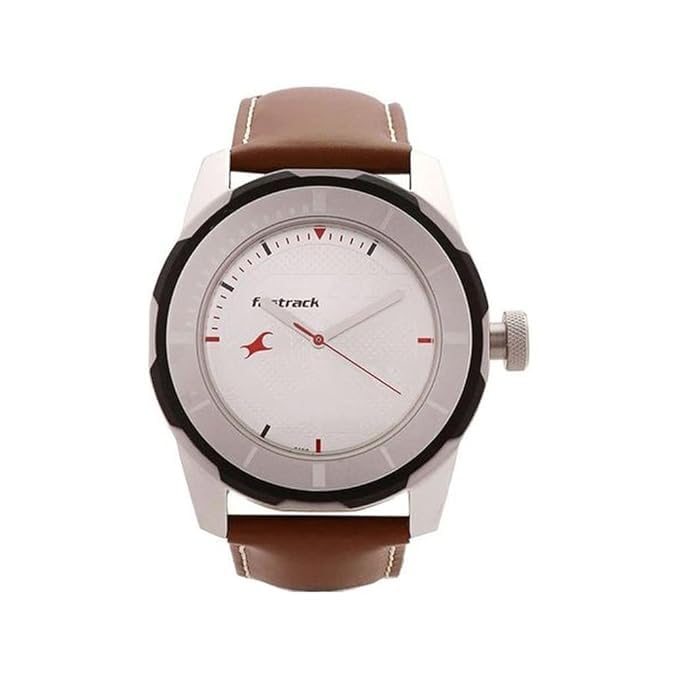 Montre analogique pour homme cadran blanc épuré modèle Economy 2013 NN3099SL01