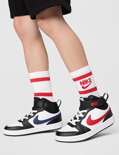 Image of Nike Unisex Kids' Court Borough Mid 2 Shoes - Boys Girls Toddlers & Baby Sneakers