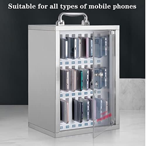 Wall-Mounted Phone Storage Cabinet - Portable Mobile Phone Organizer for Offices, Schools & Training Camps - Secure, Space-Saving Solution for Easy Access & Organization