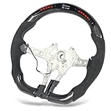  Voiture LED Volant Timing Sport Racing Volant 12v-16v Fibre De Carbone Finger Ridges pour F20 F22 F30