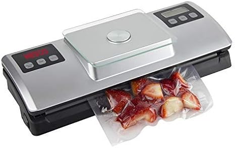Nesco VSS-01 Automatic Food Vacuum Sealer with Digital Scale and Bag Starter Kit, Silver