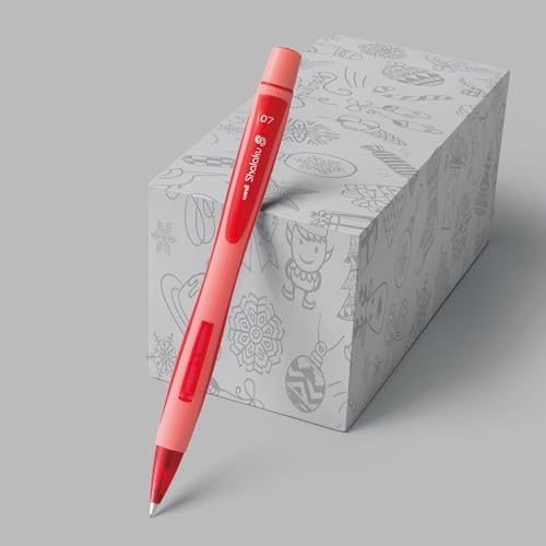 Image of uni-ball Shalaku 0.7mm Mechanical Pencil (M7-228) | Rubberized Body with Unique Side Click Mechanism | Body Color May Vary, Pack of 6