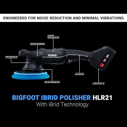 RUPES BigFoot iBrid Random Orbital Polisher