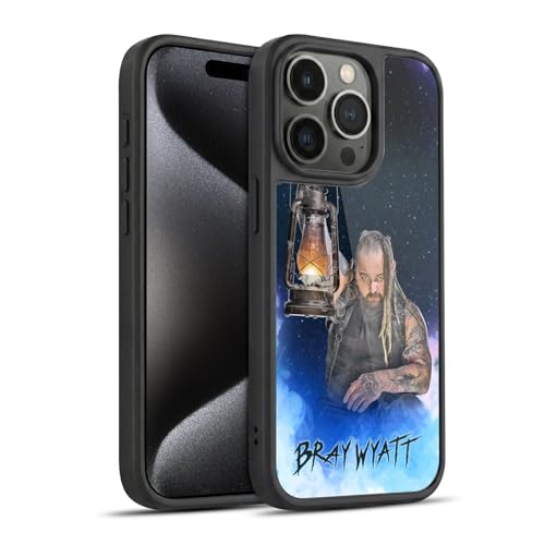 Coque en gel renforcée WWE Bray Wyatt compatible Apple iPhone 15 Pro antichoc