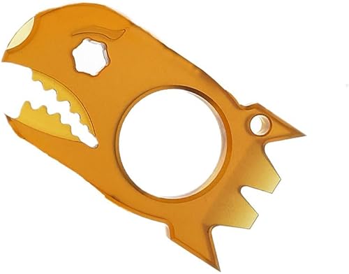 EDC - Barra de palanca con abridor de botellas, llave de titanio Prybar multiherramienta, llavero multiherramienta, palanca de bolsillo para acampar