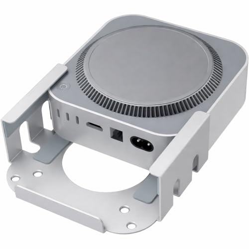 Image of Yantralay Under Desk & Wall Mount for APP-LE Mac-mini M4 / M4 Pro (2024) | VESA Monitor Mount Bracket with Anti-Scratch Padding | Mac-mini Accessories