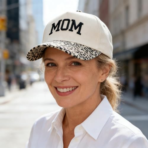 Image of Womens Trucker Hat|Best Mom Ever Embroidery Adjustable Hat for Women from Daughter Son