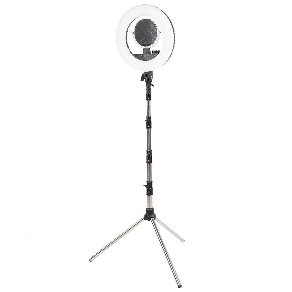 yuytee 14 Led Ring Light, Color Temperature 3200K-5600K Professional Fill Light with 2 Times Zoom Function for Led Photography for Tattoos Still Life Shooting(03)