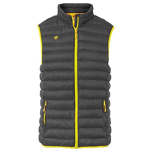 IZAS Tyree Padded, Uomo, Scuro Grigio/Giallo, XXL
