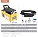 VEVOR 10,000PSI Air Hydraulic Pump, 0.42 Gal Reservoir, NPT 3/8 in Oil Outlet, NPT 1/4 in Inlet, Aluminum Shell Air Actuated Treadle Foot Pump, for Automobile Repair Frame Machine & Hydraulic Press