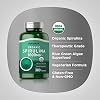 Piping Rock Organic Spirulina | 1000mg | 300 Tablets | Arthrospira Platensis | Vegetarian, Non-GMO, Gluten Free Supplement