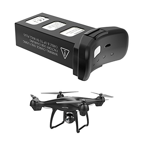 Anbee 7.4V 2500mAh Rechargeable Li-Po Battery Compatible with Holy Stone HS100 and HS100G RC Quadcopter Drone