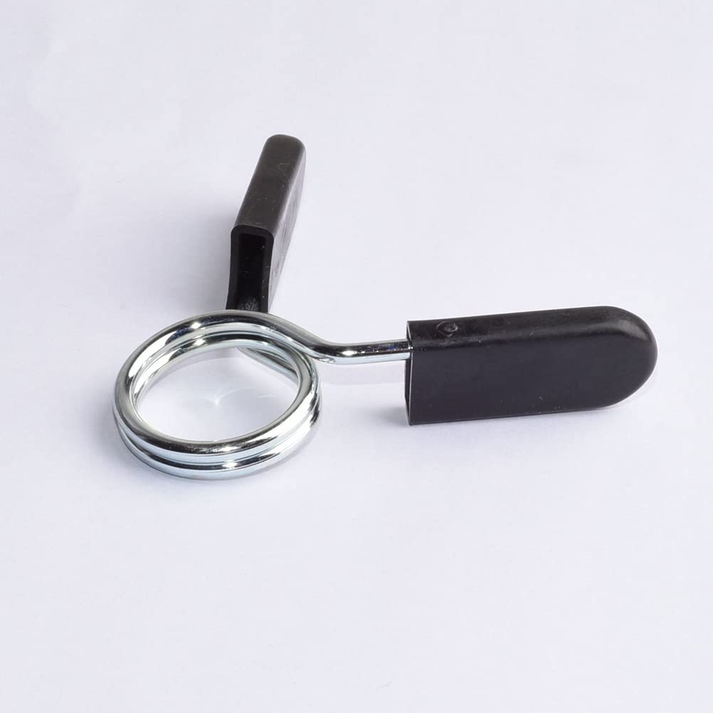 BESPORTBLE Snap Spring Buckle Barbell Clamp Dumbbell Spring Clip Weightlifting Accessories Set of 6