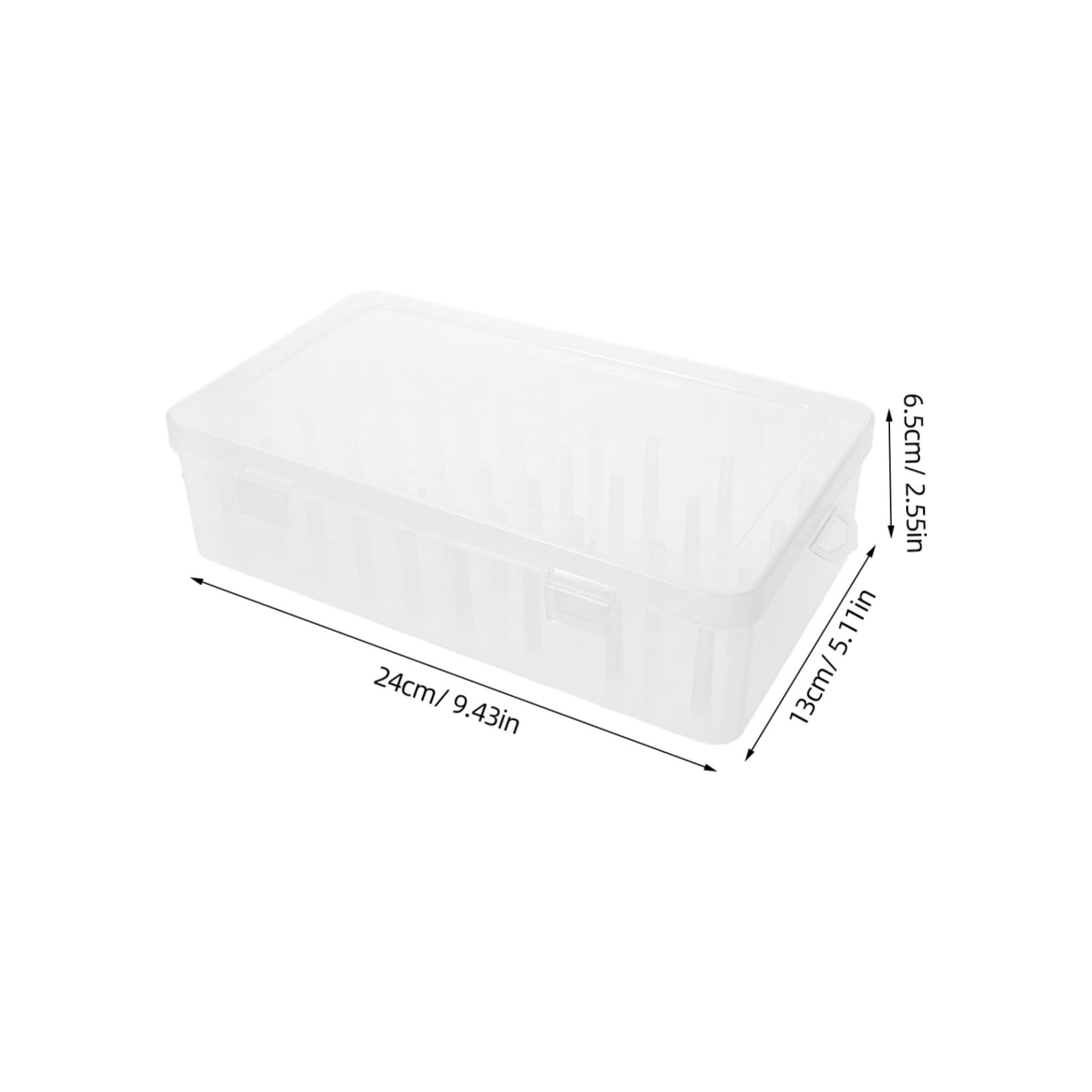 Housoutil 3pezzi Scatola per Cucito Rocchetti Organizzatore Trasparente per Fili da Ricamo e Forniture per Cucito Domestico per Lavori e Fai da Te
