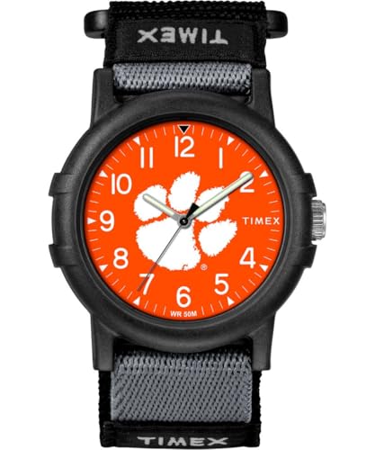Image of Timex Unisex Collegiate Recruit 38mm Watch - Tennessee Volunteers with Black Fabric Strap