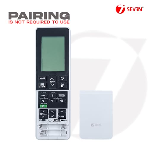 Image of 7SEVEN Compatible AC Remote for Hitachi Split AC and Cassette Air Conditioner The Model of Remote Control is 236, Exact Match with Original Remote No Pairing Required use New AAA Alkaline Battery.