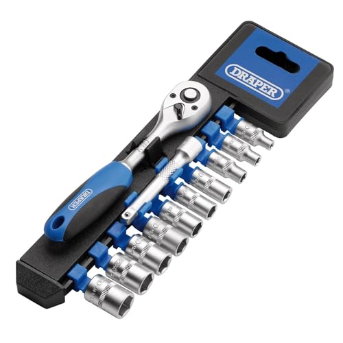 Draper 16369 1/4 Square Drive Metric Socket 12 Piece Set