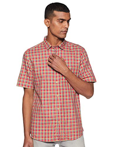 Image of John Miller Men's Checkered Slim fit Casual Shirt