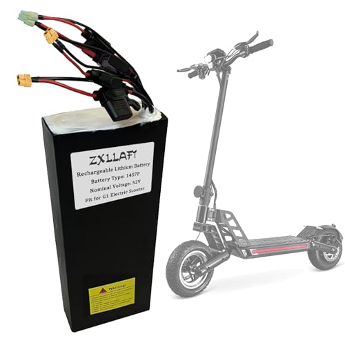 Batteries rechargeables 52V 21,3Ah à forte autonomie avec connecteur XT60