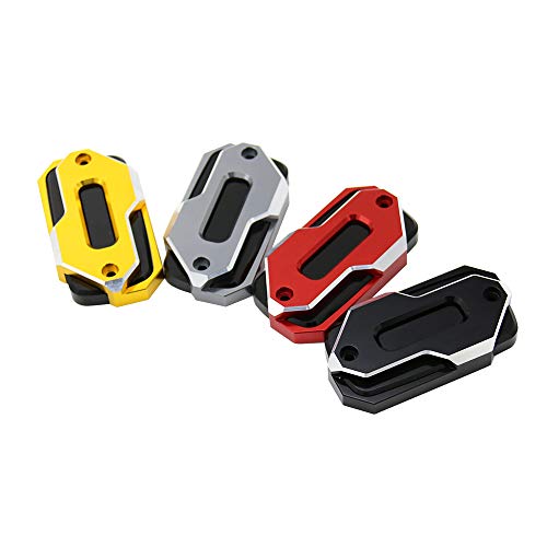 Sangmei Acessórios para motocicleta Tampa do reservatório de fluido do freio dianteiro Tampa da tamp