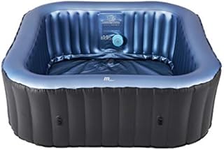 MSpa C-TE061 Tekapo (2021 Model) 6 Person Portable Square Hot Tub Bubble Spa Inflatable