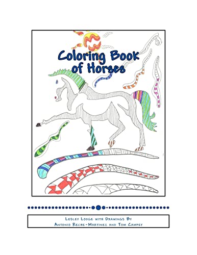 Coloring Book of Horses: Stress Reducing Art Therapy