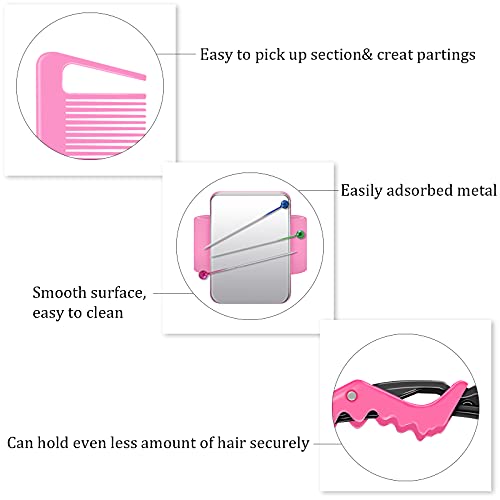 Set de 10 herramientas para peinado con pulsera magnética y peines miniatura 4