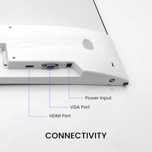 Image of FRONTECH 22-inch (55.88cm), LED, FHD 1920x1080,100Hz, White, 3500R Curved, Bezel Less Design, HDMI & VGA Ports Monitor (MON-0079C)