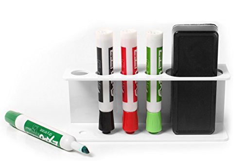 Marker Holder Tray for whiteboards (White) - Thumbnail 4