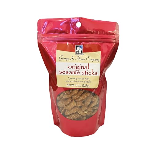 Howe Original Sesame Sticks, Snack Chips 8 oz Bag