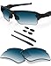 Produktbild BlazerBuck Anti-salz Polarisierte Ersatzgläser für Oakley Flak 2.0 XL OO9188 - Blauer Farbverlauf