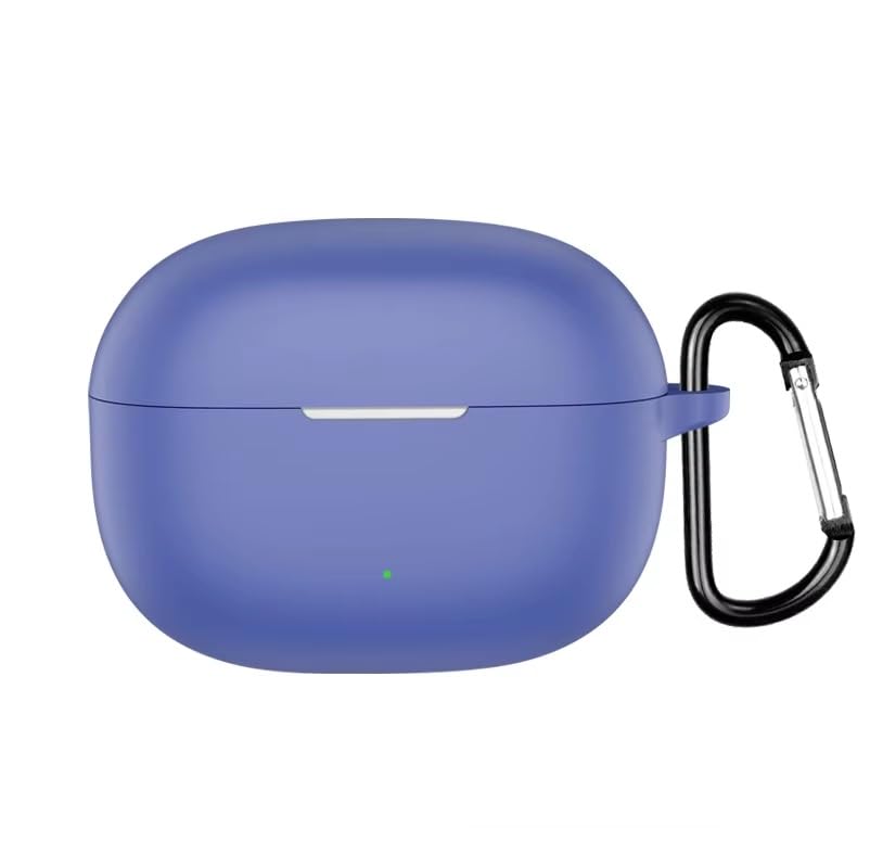 Image of Colorcase Front & Back Full Protection Silicon Protective Case Cover for Realme Buds T200 Lite - (Blue) (Earbuds Not Included)