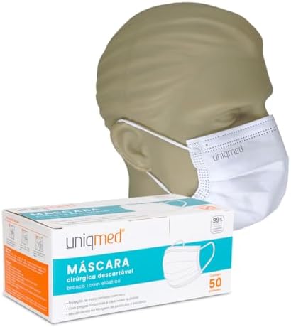 Mascara Descartavel 50 unidades Uniqmed