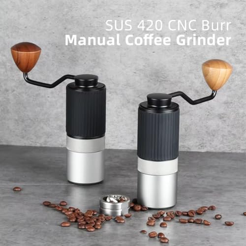 Moulin à café manuel CNC en acier inoxydable pour un broyage précis des grains - 8