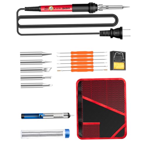 LALAFINA 1 Set Soldering Iron Set Diy Soldering Iron Kit Repair Welding Tool Welding Tool Rubber