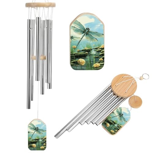 Carillon éolien libellules de haute qualité pour jardin