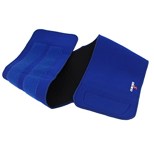 Faja lumbar elástica azul talla pequeña de neopreno miniatura 1
