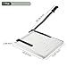 YOKIVE Paper Cutter A3 Stack Paper Trimmer, 12 Sheet Metal Paper Slicer Ergonomic Handle | Great for Home, Office, Daily Use (White, 18