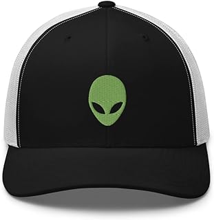 Alien Hat - Alien Stuff, Alien Hats for Men, Space Themed, UFO Hats for Men, Cap UFO, Trucker Hat Mesh Cap