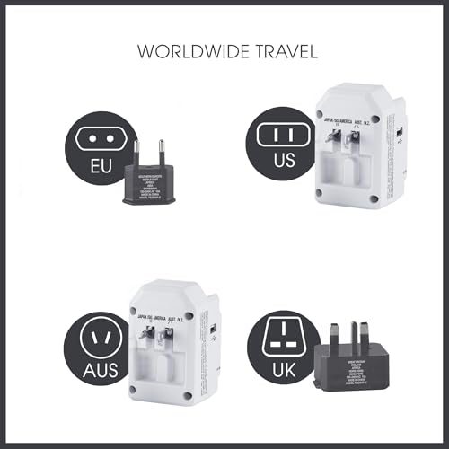 Conair TS238AP Universal Travel Adapter With Usb, European Plug Adapter thumb #1