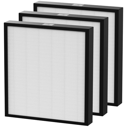 Compact HEPA Replacement Pre-Filter Compatible with Intellipure Compact Air Cleaner Purifier Filter, HEPA and Activated Carbon Filters, 3 Pack